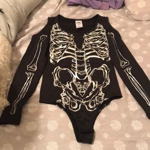 Skeleton bodysuit